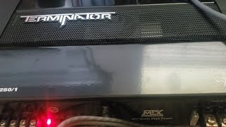 MTX TERMINATOR TN250 1 class D Cheater amp