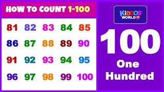 How to Count 1 to100 Chart  Learning Number Counting for Children