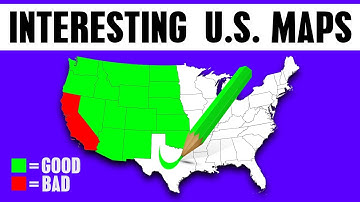 8 Really Interesting U.S. Maps You Need To See! (Satisfying Coloring) #4