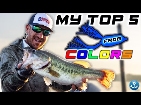 My Top 5 Topwater Frog Colors for Big Bass! 