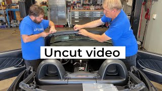 Installing Windshield upgrade seal -  Long Video