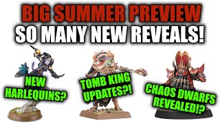 CHAOS DWARFS CONFIRMED?! Plus Some HUGE New Teases! │ Warhammer Summer Preview