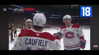 All of Cole Caufield’s 50 goals 