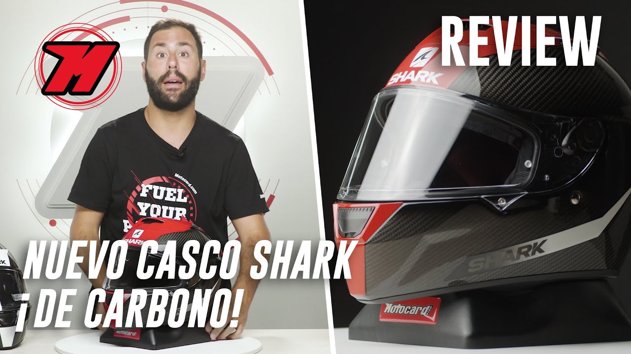Llevando Enriquecer Fácil Review casco de moto SHARK SPEED-R SE CARBON. ¡Fibra de carbono por menos  de 300€! 🤯 - YouTube