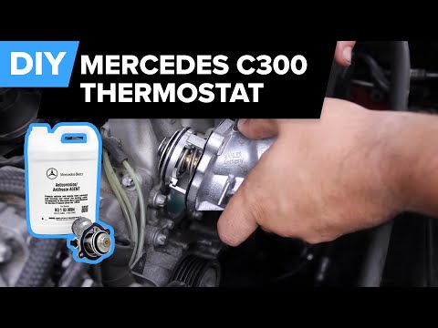 How To Replace Mercedes Thermostat (W204 C300) FCP Euro