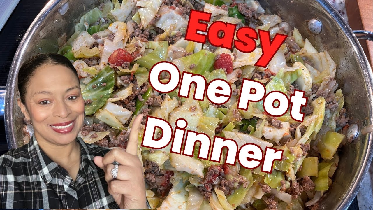 How to Make Ground Beef & Cabbage - YouTube