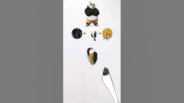 What Color do mixed animation characters? #colormixing #asmrart #colors