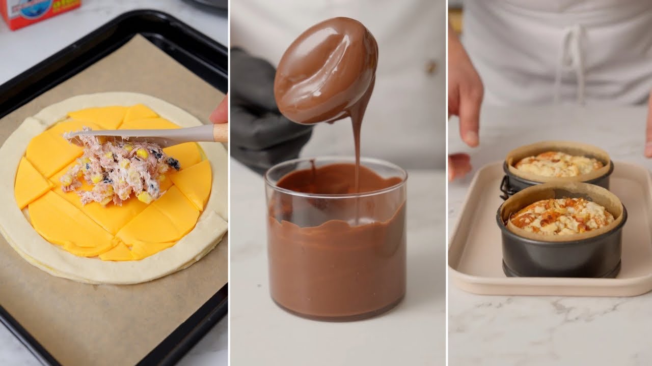 كيكة التفاح العجيبة + تيراميسو ترومبلاي + فطيرة الطون ( ثلات وصفات كل وحدة تنسيك في الاخري )