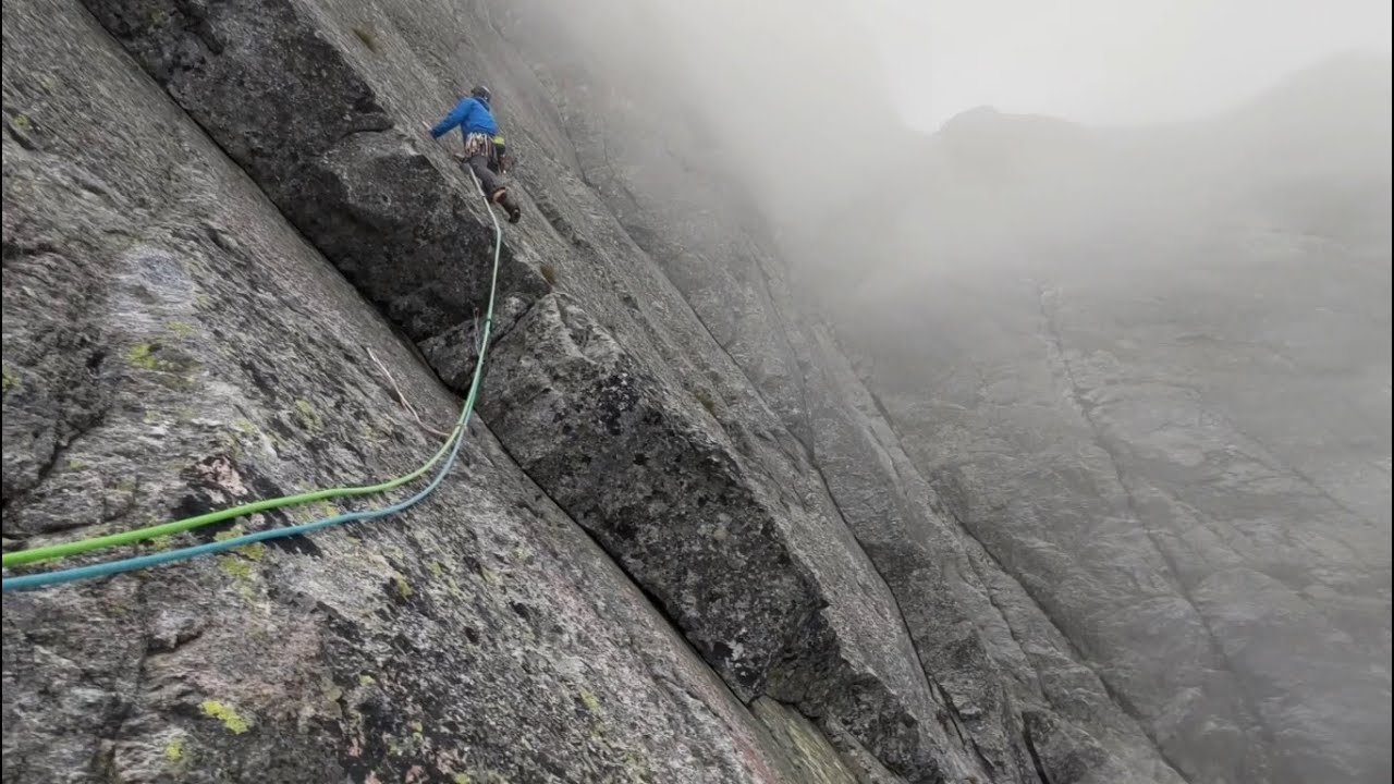 Płyty Krissaka - Południowa ściana Kieżmarskiego Szczytu