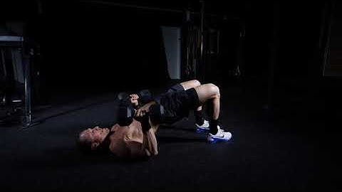 Glute Bridge Dumbbell Floor Press