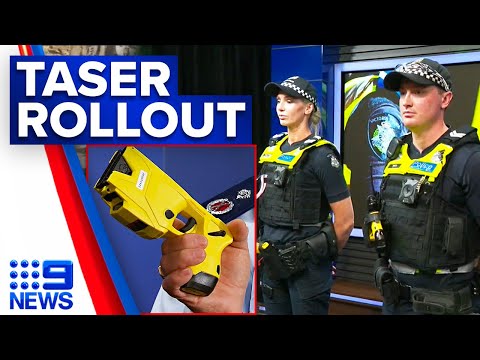 All Victorian police officers and PSOs to be armed with tasers | 9 News Australia