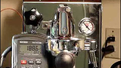 Quick Mill Alexia - Temp Surf Part 1 (stock thermostat)