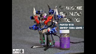 HOW I PAINT CHROME A SD NEO ZEONG WITH [SHOW UP] TERRA KROME|SƠN CHROME| BY SETH TUNA screenshot 3