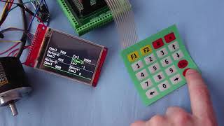 Arduino TFT LCD with keypad and encoder