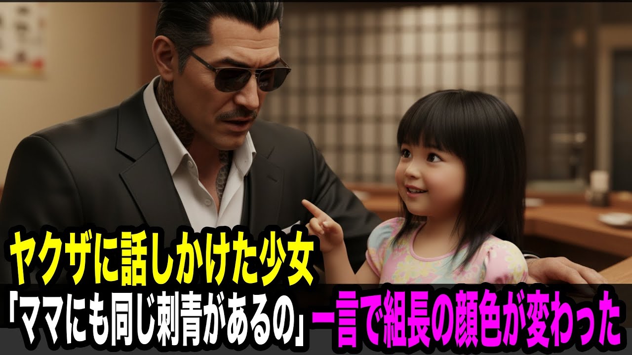ヤクザに話しかけた少女「ママにも同じタトゥーがあるの」その一言で組長の顔色が変わった..【スカッとする話】