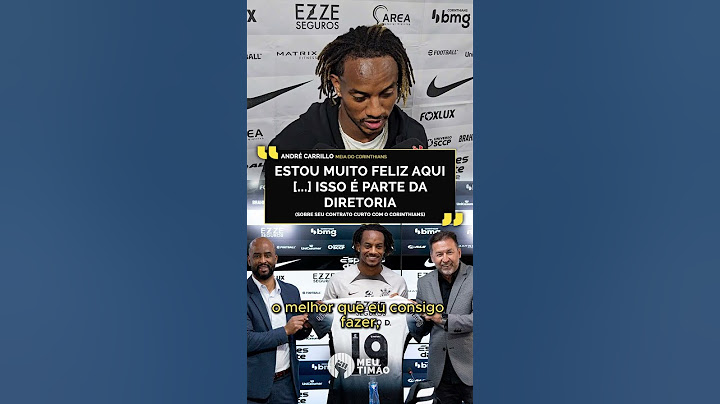 André Carrillo falou sobre seu contrato com o Corinthians, que se encerra no meio de 2025.
