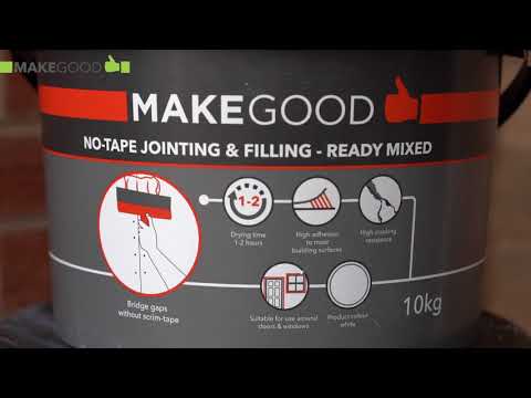 Make Good No-Tape Jointing & Filling