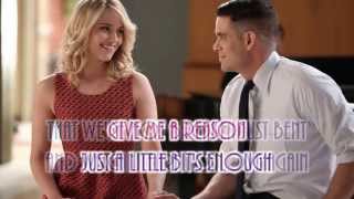 Glee - Just Give Me A Reason (feat. Dianna Agron & Mark Salling) Lyric Video chords