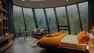Rain Sounds For Sleeping - Rain Sound On Window with Thunder SoundsㅣHeavy Rain for Sleep, Study
