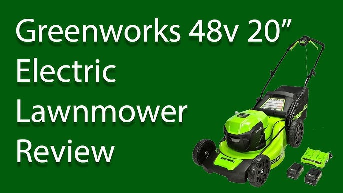 48V (2 X 24V) 20-Inch Cordless Lawn Mower