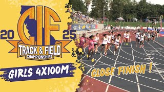 2025 TF - CIF State Meet - Girls 4x100M Relay Championship