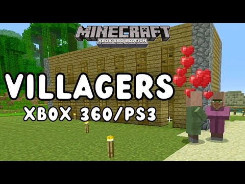 VILLAGER BREEDING and TRADING in Minecraft XBOX 360 [ aquatic update ]