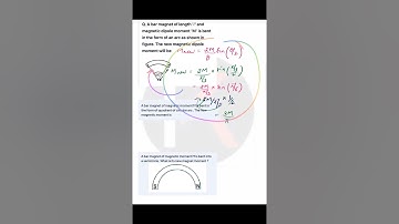 Magnetic dipole moment | NEET | JEE MAINS | MHT-CET #physics #neetexam #jeebatch 