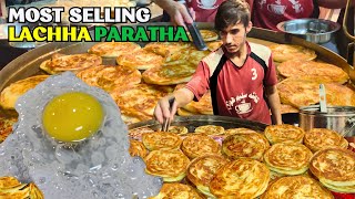 Lachha Paratha | Famous 🥞 Lachha Paratha Mastery Street Food Of Hyderabad | Pakistani Street Food