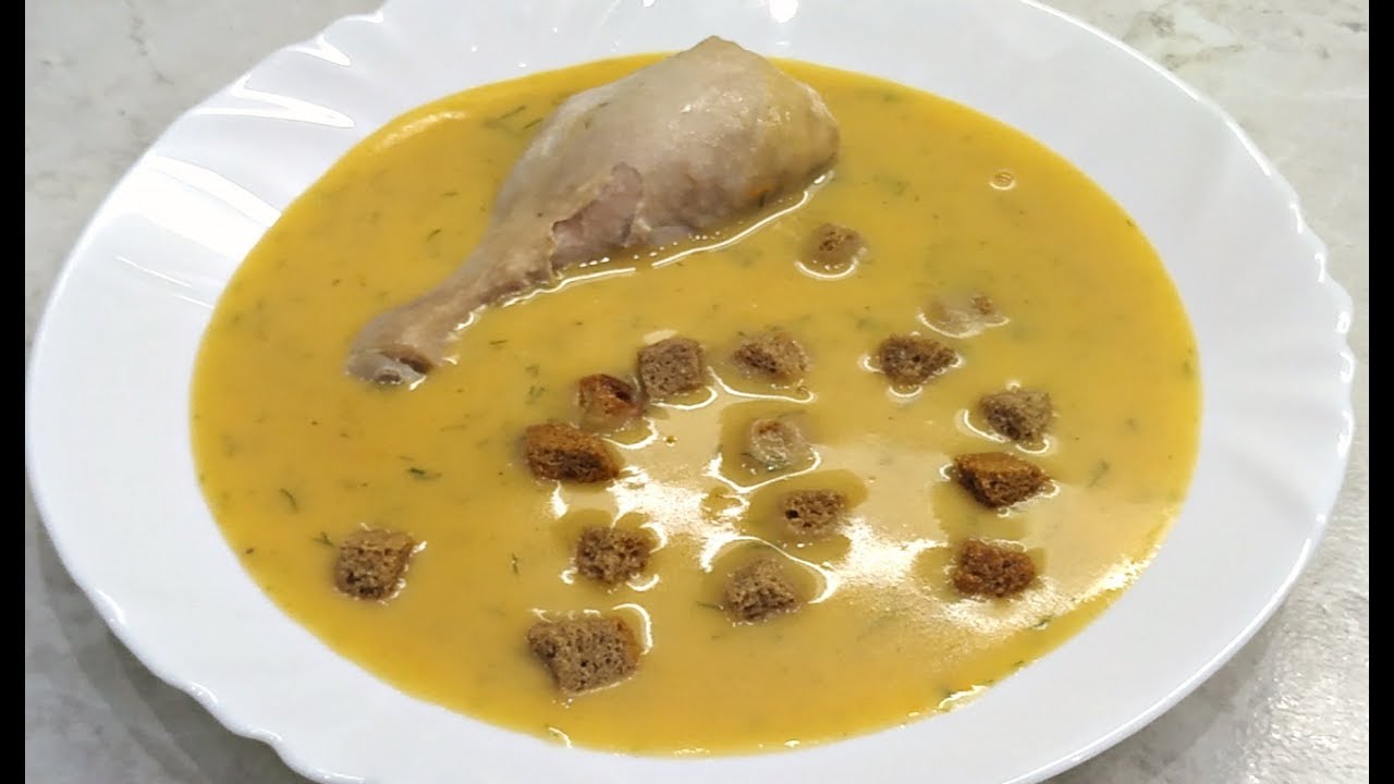 ЭТОТ СУП - ПЮРЕ ПОЛЮБИТСЯ с первой ложки‼️ с Курицей, КАБАЧКОМ и КОПЧЕНЫМ СЫРКОМ