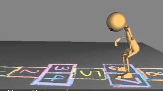 Blocking of Hopscotch Animation Assignment