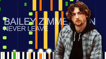 Bailey Zimmerman - NEVER LEAVE (PRO MIDI FILE REMAKE) - "In the style of"