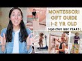 GIFT GUIDE FOR TODDLERS | Montessori Toys 1-2 Years Old We Own