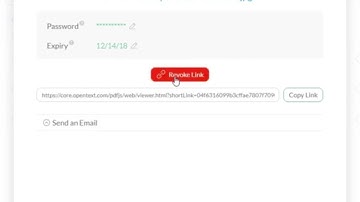 Create a file link | OpenText Core Share
