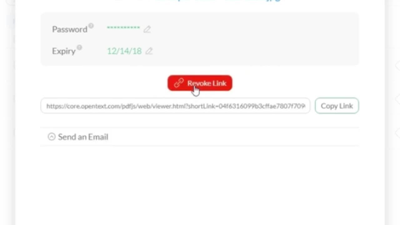 Create A File Link OpenText Core Share YouTube