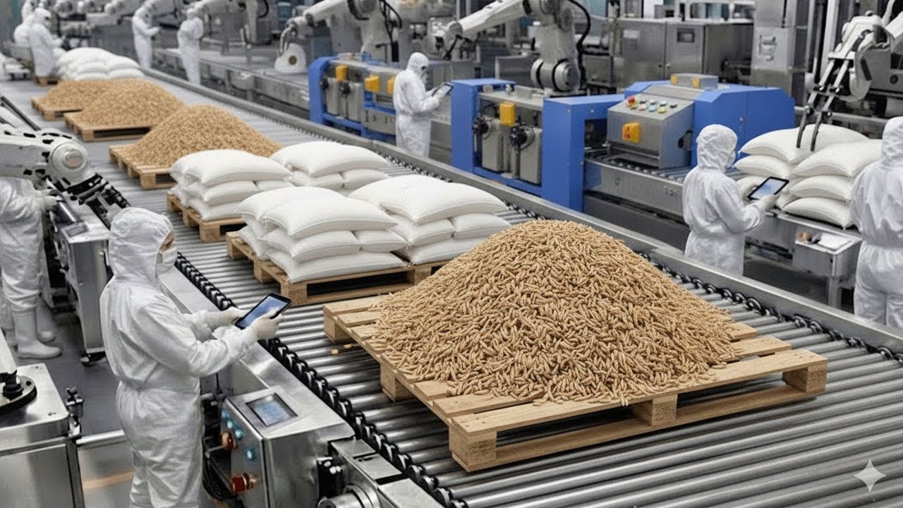 Inside the Rice Factory: From Rough Grain to Pure White Rice (Full ...