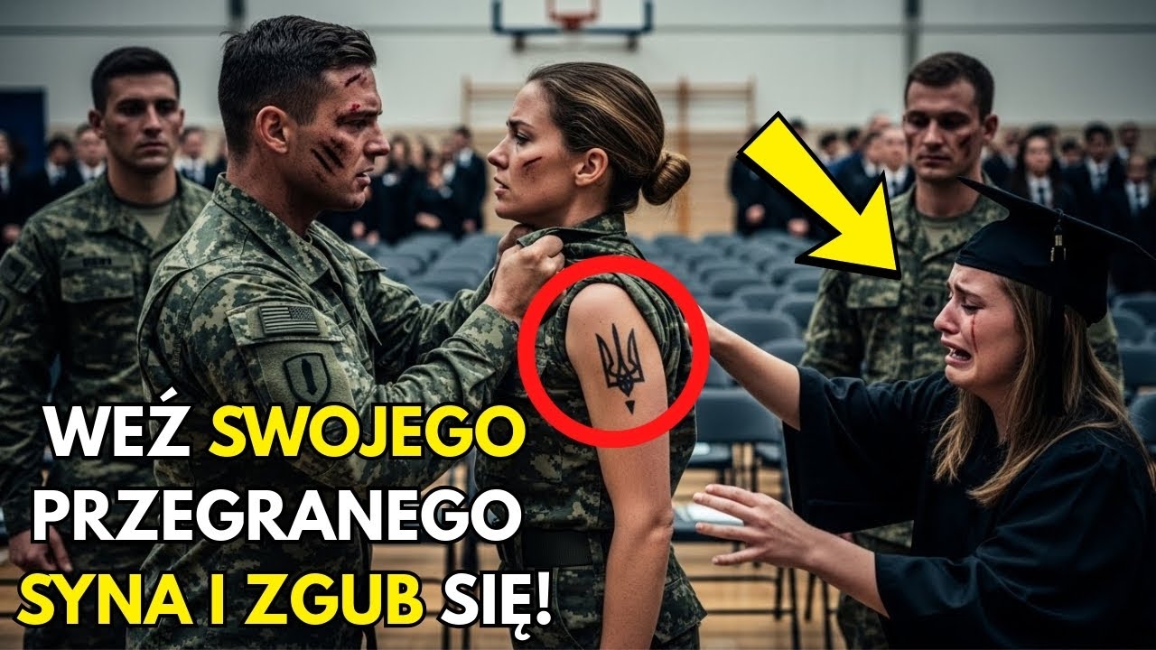 Przyszła na ceremonię ukończenia szkoły syna — przewrócili ją i zamarli, widząc tatuaż Navy SEAL