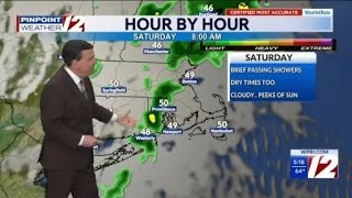 WPRI 12 Weather Forecast 5/1/26 Scattered Showers Saturday