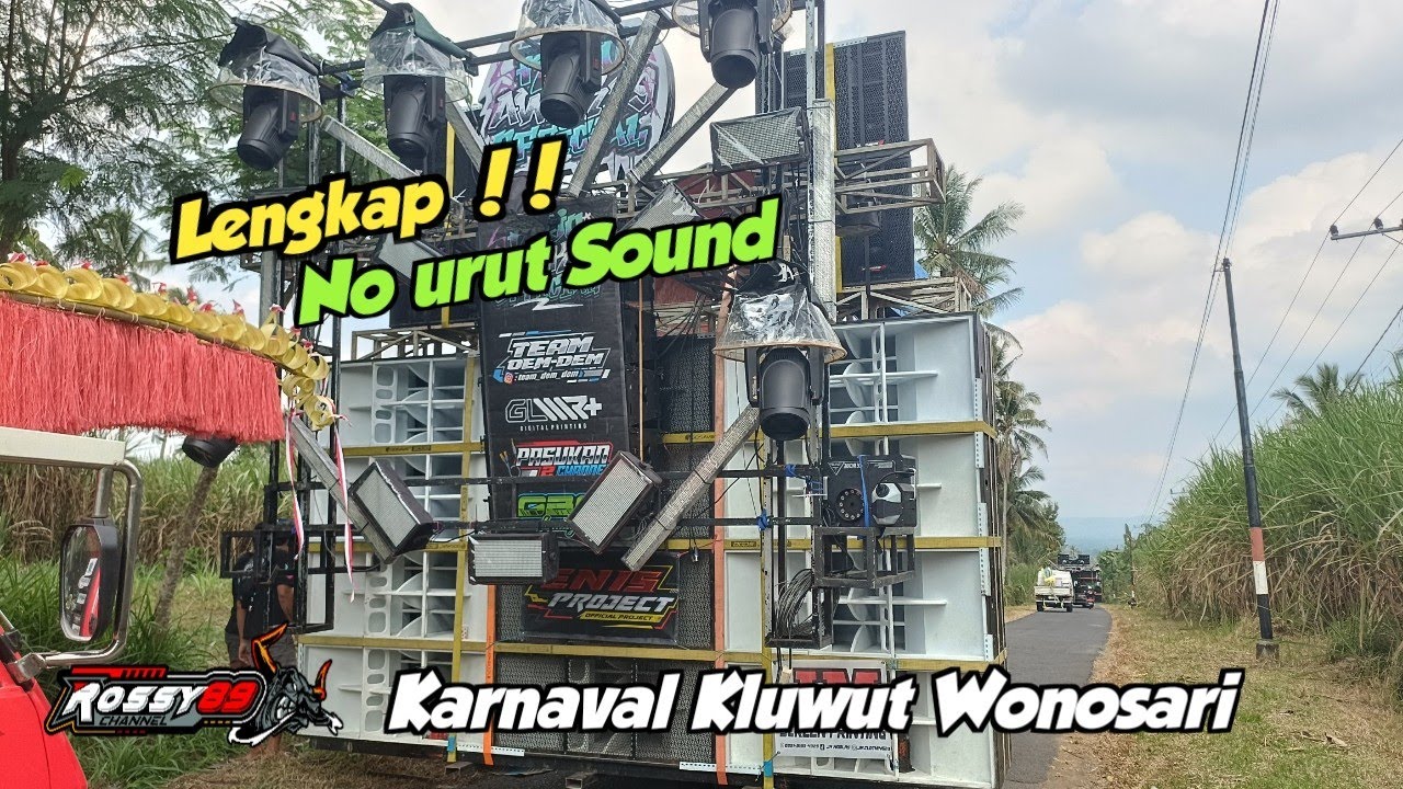 Info parkir & no urut sound karnaval kluwut wonosari 2025