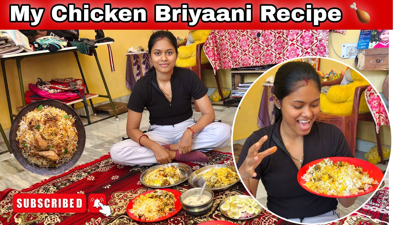 My Chicken Briyaani Recipe 🍗😊 | First Time Try Kiye Briyaani Recipe 😊 | 