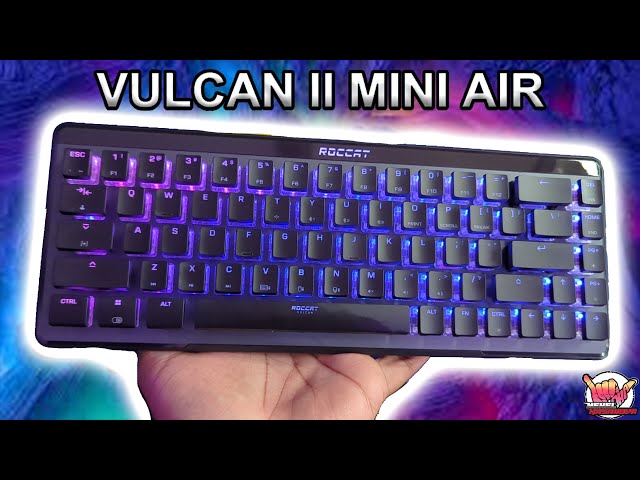 The BEST Low Profile Gaming Board! Roccat Vulcan II Mini Air