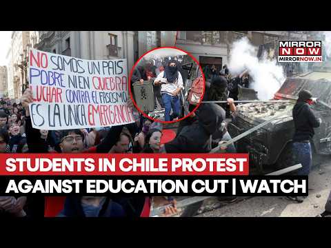 Video Chile: Santiago On Boil, Students Hit Streets Against Education Budget Cuts | Cops Use Water Cannon
