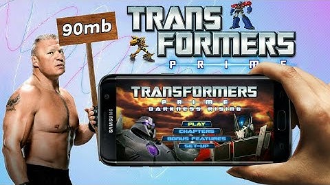 [80MB]TRANSFORMERS PRIME THE GAME IN ANDROID HIGHLY COMPRESSED BY ANDROID GAMERX