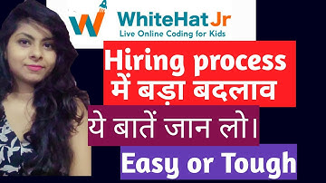 New hiring process Whitehat jr.Teachers. (Coding test on Whitehat) easy or tough|| Whitehat jr.