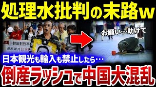 【海外の反応】「こんなはずじゃなかったのに...」処理水排出で日本観光も水産物輸入も禁止した中国が大後悔!続々と自国企業が潰れていく事態に顔面蒼白!【総集編】