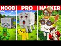 ALL GHASTS Build Battle In Minecraft - NOOB VS PRO CHALLENGE - Maizen Parody