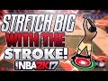 LEGENDARY STRETCH BIG STROKING ON THE 2s!! - NBA 2K17