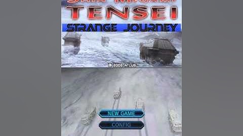 Shin Megami Tensei: Strange Journey start screen