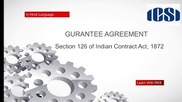 Guarantee Agreement in hindi || ICSI || Drafting Appearance & Pleadings ||