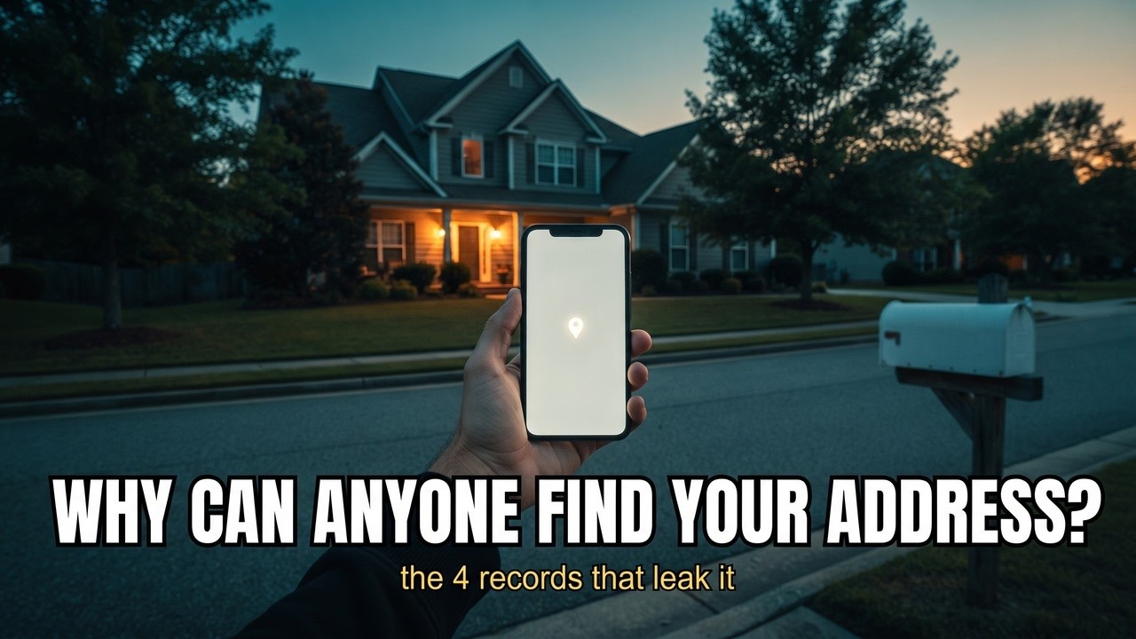 Why Can Anyone Find Your Home Address Online? The 4 Records You Created Yourself