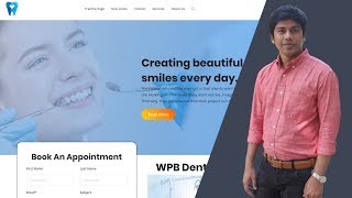 WP Page Builder | How To Make A Dentist WordPress Website using OceanWP theme and WP Page builder